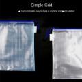 Document Bag School Office Supplies Storage Bags Pencil Mesh Zip File Folders Zipper Pouch. 