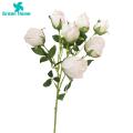 Green Home Artificial Rose Flower Aesthetic Table Centerpiece Faux Silk Flower. 