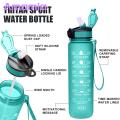 Amamia Sports Cup Lanyard Design Motivational Water Bottle with Scale Mark. 