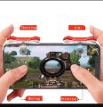 PUBG New Stylish Soft Fortnite controllers  Mobile Gaming Metal Trigger L1 R1 Button with  1 pair of Pubg Gloves  Game Shooter Controller.. 