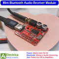 XY-BT-Mini 5V Bluetooth Audio Receiver Module | Wireless Bluetooth Decoder Board for Amplifier, DIY Speaker, Car & Home Audio Projects by Electrica. 