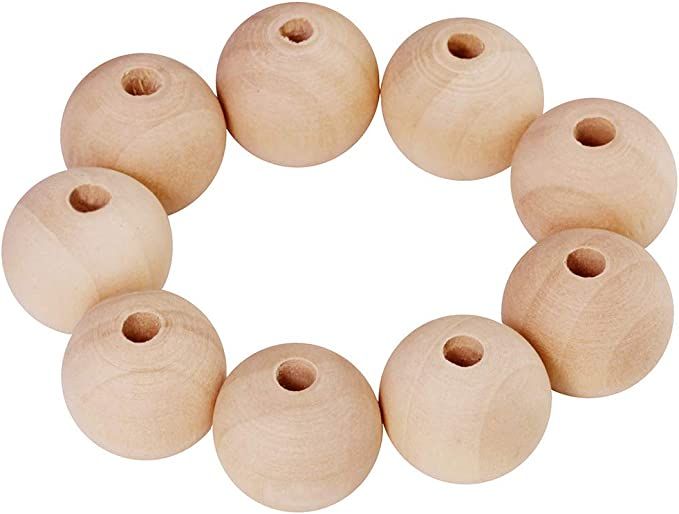 Wooden Beads Round Shape 8mm and 13mm diy Art And Craft Material.