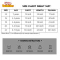 KIDS NIGHT SUIT SLEEP SUIT FOR BOYS GIRLS COTTON SHIRT TROUSER. 