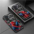 Marvel Spiderman Phone Case for Xiaomi Redmi Note 11 Pro 8 Pro 7 8T 10 Pro 10S 12 9S 9 11S 12S 11T 12 Pro Funda Luxury Cover. 