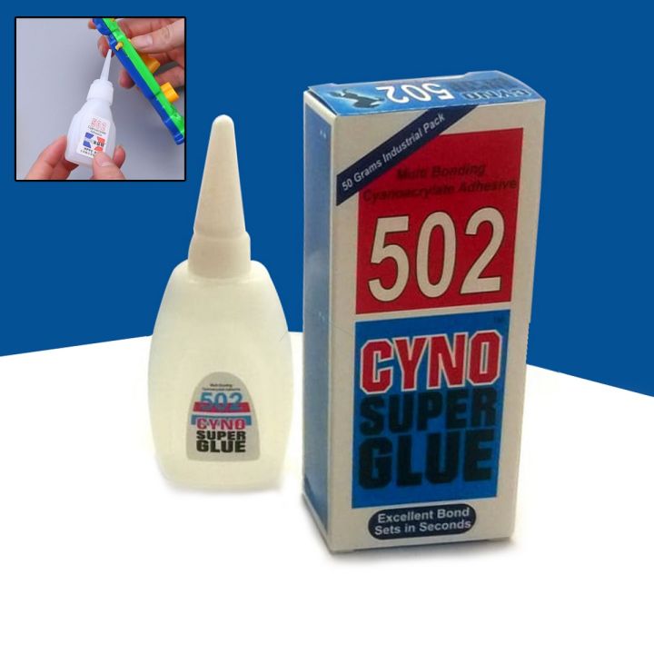 Super Glue Cyanoacrylate Adhesive 502 Quick Dry - 20Grams