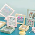3D Packaging Box 3D Floating Frame Display Stand Jewelry Storage Box Dustproof Storage Box Bracelet Pendant Storage Box 3D Packaging Box Gem Floating Frame 3D Floating Frame Display Stand. 