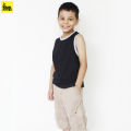 The Shop - Pack Of 3 - Black, White Grey Tank Top Sandos For Boys & Girls Kids, 1 Years To 13 Years - POT-BWGS. 