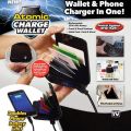 Atomic Charge Wallet - Wallet & Phone Charger 2500 mAh Sealed New. 