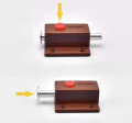 Cabinet Door Push to Open Plastic Metal Latch Bolt Lock, Push Button Spring Load Automatic Door Bolt Latches Lock,. 
