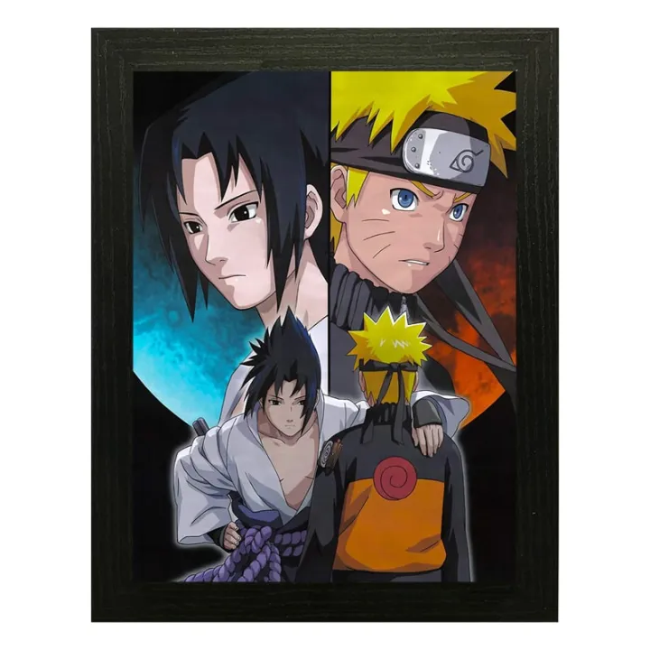 Naruto%20Anime%20Poster%20Frame,%20Framed%20Anime%20Naruto%20&%20Sasuke%20Posters%20-%20Raqeeq%20OFD149%20-%20Image%202