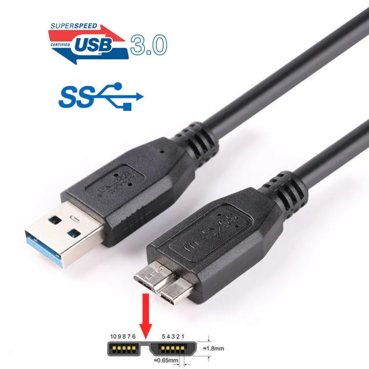 Usb Superspeed Drive USB 3.0 A to Micro B SuperSpeed Cable for WD/Seagate/Toshiba/Samsung ...