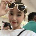 Zhang Dayi same style female white retro small frame sunglasses net red Aqin round Korean version trendy men's round face sunglasses. 