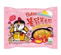 Samyang Pink Carbonara Flavor Ramen 130 Grams 1 Packet Korean Noodles Instant Noodles Imported Noodles. 
