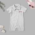 ELO - Polo Republica Double Pony Printed Design Short Sleeve Baby Romper. 