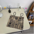 Ladies Design Small Sense Newspaper Print Vest Summer Inner Bottom Tube Top Beauty Chest Strap NF87364. 