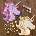 DIY Rainbow Painting Kit A Perfect Gift For kids - Unleash Your Creativity with Craft Activity Includes Clouds, Eagles, Cars, Tractors, Elevators, Monster Trucks, and School Vans. 