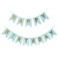 Happy Birthday Card Banner For Birthday Party and Backdrop Wall Décor. 
