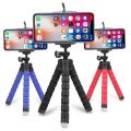 Mini Universal Octopus Style Legs Portable and flexible Tripod Stand With Clip Bracket Mount Holder for Android mobile iphone and DSLR camera. 