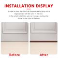 93cm PVC Material Self-Adhesive Weather Stripping Under Door Draft Stopper Window Seal Strip 40mm Insulator Door Sweep Prevent. 