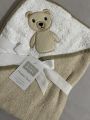 Hudson Imported Hooded Character Towel Wrapping Sheet Washcloths & Towels Hooded Bath For Babies Kids Towel Size (30x30 Inches) 100% cotton Super Absorption premium imported quality, Cartoon Character Towel. 