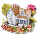 3D Puzzle Jigsaw Paper Model |3D House Building Puzzle | Learning Educational Toys For Children | Kid Gift 3D DIY Puzzle Citadel Model Cartoon House Assembling Toy Kid Early Learning. 
