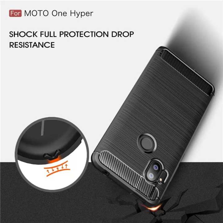 Motorola%20One%20Hyper%20Case%20Soft%20Silicon%20ShockProof%20Carbon%20Fiber%20Cover%20For%20Moto%20One%20Hyper%20-%20Image%204