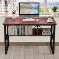 computer table Office Table Desktop Table With Book Shelf. 
