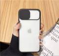 Iphone 7/8 Window Shutter Slide Camera Lens Protective Case Shockproof Bumper Matte Back Cover. 