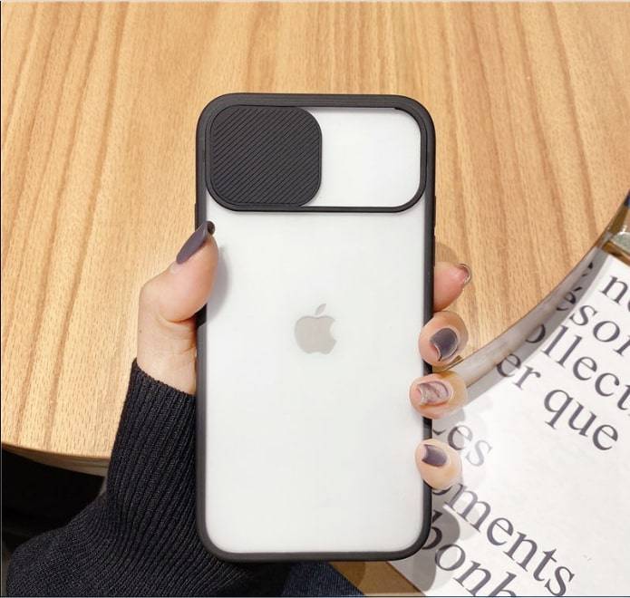 Oppo_A5 2020/A9 20202 Window Shutter Slide Camera Lens Protective Case Shockproof Bumper Matte Back Cover