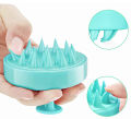 Hair Scalp Massager, Shampoo Brush with Soft Silicon Bristles waterproof Easy to Use for all hair type Green Color. 
