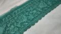 FASHION ! 2 METER(APPROX) ORGANZA SEA GREEN EMBROIDERY DAMAN PATCH LACE FOR WOMEN CLOTHES SIZE 5 INCH. 