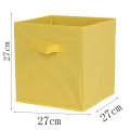 Cube Box- Storage  Box, Stprage Bin- Foldable Fabric Storage Box Square Bin - Lightweight Organizer with Dual Handles for Nursery, Closet, and Drawer - Space-Saving Cloth Baskets for Home Organization. 