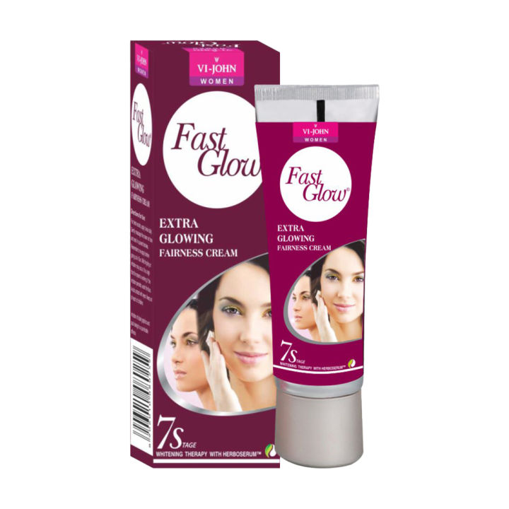 VI-JOHN Fast Glow Extra Glowing Fairness Cream Tube- 50grams