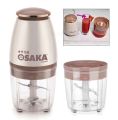 Electric Meat Grinder & Meat Chopper Machine 1.2 Liter Stainless Steel 4 Blades Grinder Machine Qeema Chopper Machine Osaka Meat Chopper Machine. 