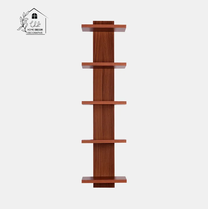 Elegant%20Wall%20Mount%20Book%20Shelf%20for%20Home%20&%20Office/Free-Standing%20Holder%20Organizer/Wall%20Display%20Case%20with%205%20Racks%20Book%20Storage%20Organizer/Study%20RoomBook%20Shelf%20Wood%20Open%20Book%20Shelf%20DIY%20(Do-It-Yourself)%20by%20Home%20D%C3%A9cor%20Decorative%20-%20Image%202