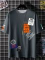 Writting Printed T shirt For Men/women Summer Collection Soft jersy o neck hlf seleves t shirt. 