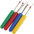 HI-PLASST Seam Ripper Set (3PCS) – Professional Stitch Opener Needles with Safety Cover | Seam Ripper Tool for Tailoring, Embroidery & Sewing. 
