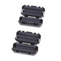 3pc Ring Core Ferrite Bead Clamp Choke Coil EMI RFI Noise Filter Clip Snap Cable. 