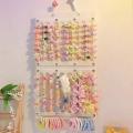 Hair Bows Organizer Wall Hanging Large Capacity Headband Holder Hair Clip Storage Hanger Space Saving Accessory For Girl Room. 