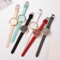 OIMG Disu Simple Design Fashion Luxury Star Lady Watch Bracelet Crystal Quartz Women'S Watch Dress Casual Watch. 