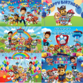 Paw Patrol Fancy Backdrop Paw Patrol Theme Fancy Panaflex Paw Patrol Birthday Party Banner Code 12. 