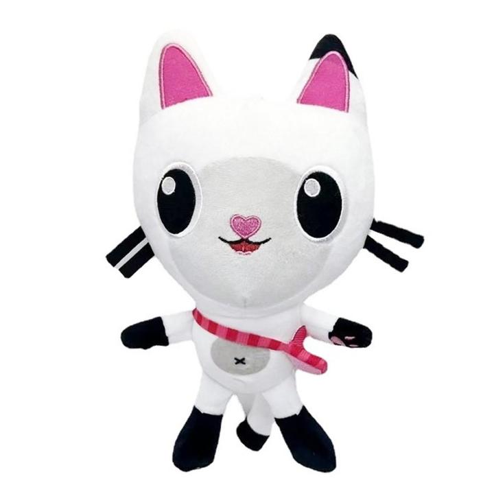 28CM Backpack Cat Plush Toy Gabby Dollhouse Cartoon Stuffed Doll Animals--colorful