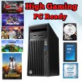 HP Gaming PC Z230 - Intel Xeon E3-1231 v3 - Ram 8GB SSD 256GB Hard 500GB Graphic card 1GB DDR5 128Bit. 