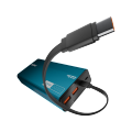Zero® Lumin L-200 Power Bank 20000mAh 22.5W Fast Charging PowerBank | QC 3.0 Powerbank | USB-C Input/Output Powerbank  | Built-in Cable Powerbank | Aluminum Body Powerbank | Portable Powerbank  | Fast Charge Power Bank for Android & IOS. 