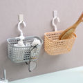 Hanging Storage Basket Bathroom Hanging Basket Small Bath Basket Toilet Plastic Bath Basket Storage Basket Wall Hanging Storage Basket. 