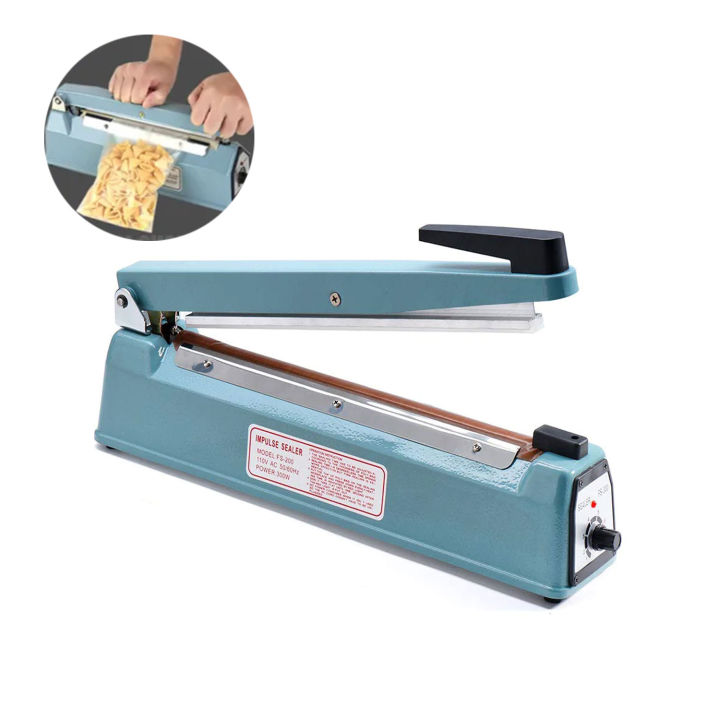 Heat Sealer Plastic Poly Bag Hand Impulse Sealing Electric Machine 8 & 12 Inch