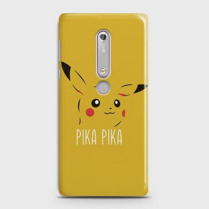Nokia 6.1 Cover - SkinLee HQ Hard Case - Pikachu - SKINLEE-644-1-304-189