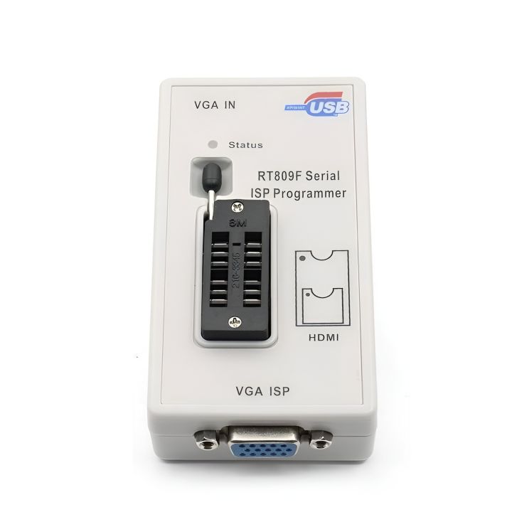 RT809F ISP Programmer USB LCD BIOS One-Key Read Write Burner ICSP Auto ECU