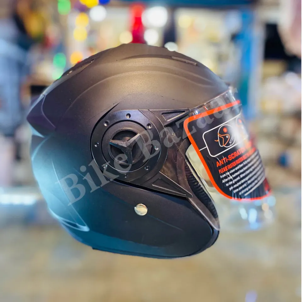 Bike Bazaar RT Primax Half Face Helmet For Bike Comfortable