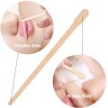 100PCS Wooden Wax Sticks Eyebrow, Lip, Nose Waxing Applicator Sticks for Hair Removal Disposable Depilation Spatula Wax Sticks. 